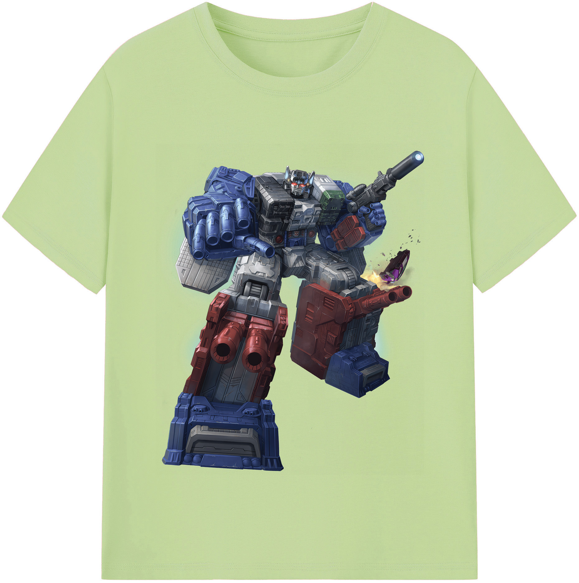 （画像用） Transformers トランスフォーマー 綿100％半袖Tシャツ（フロントプリント）
